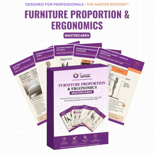 Furniture Proportion & Ergonomics Mastercards