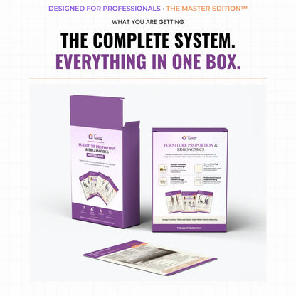 Furniture Proportion & Ergonomics Mastercards